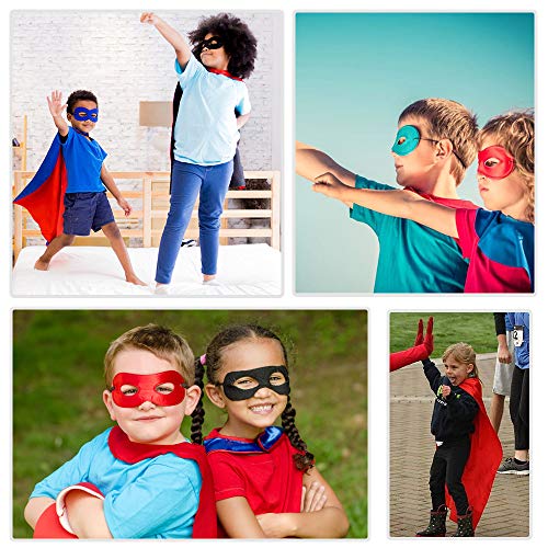 D.q.z Superhero-Capes For Kids 20 Sets Children-Superhero Capes And Masks For Super Hero Toys Birthday Party Dress Up Costume (Multicolored) #TOP2