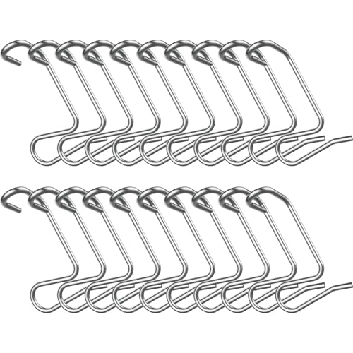 1/4in Fence Wire Tighteners(20 PCS) Barb Wire Fence Tools for Wire Fence Farm GardenNot inclued Tighteners Handle Tool Fence Wire Tightener Clips