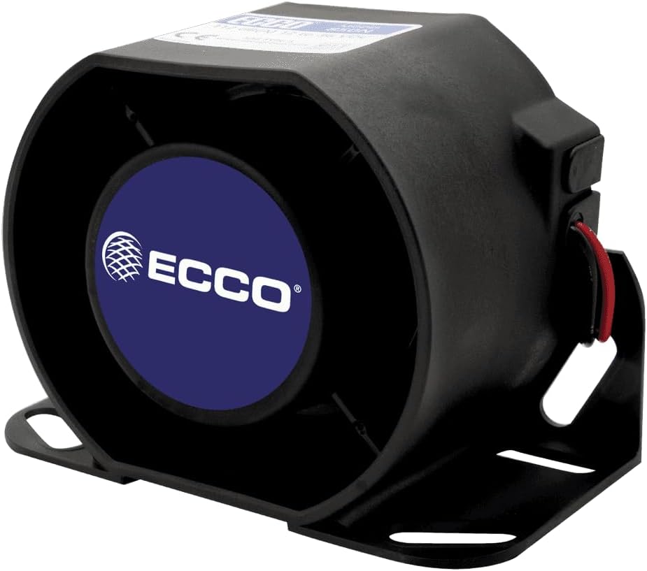 Ecco 850N 800 Series Back Up Alarm Surface Mount, Tonal, 112 Db, 12 36 Volt