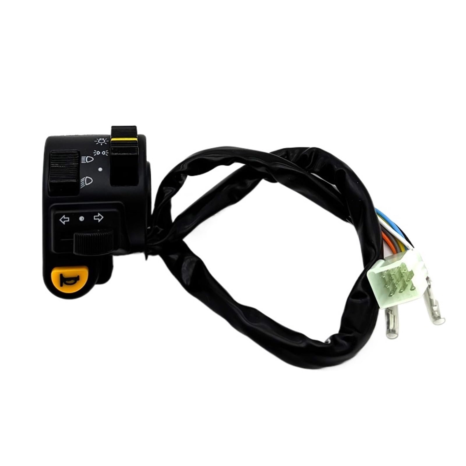 Interruptores de motocicleta para luces, faros y direccionales en manillares de 50-250cc 8