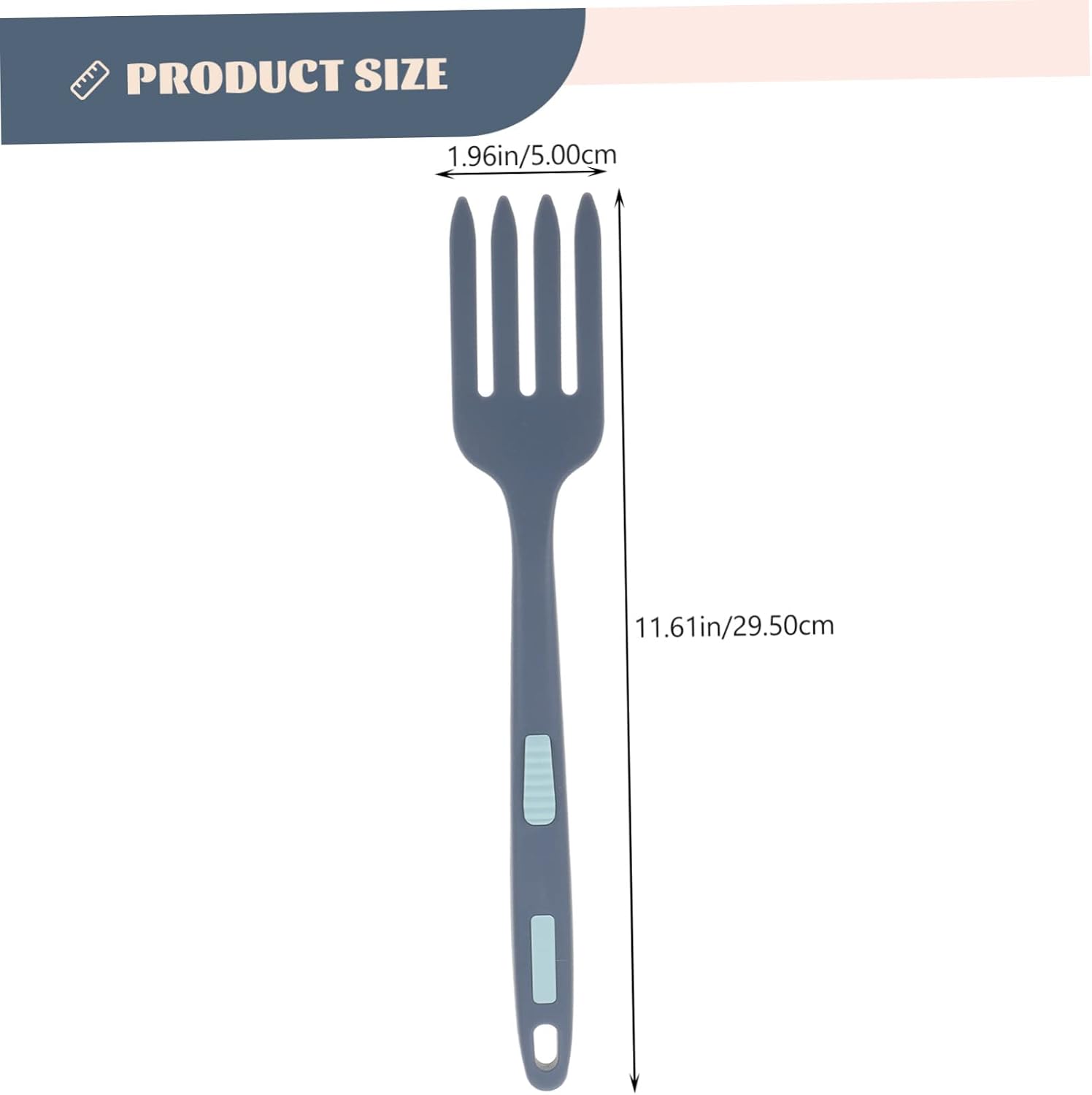 ULTECHNOVO 2Pcs Silicone Cooking Forks Heat Resistant Mixing Utensils for Pasta Food Smooth Edges Design for Kitchen Dining Camping and More