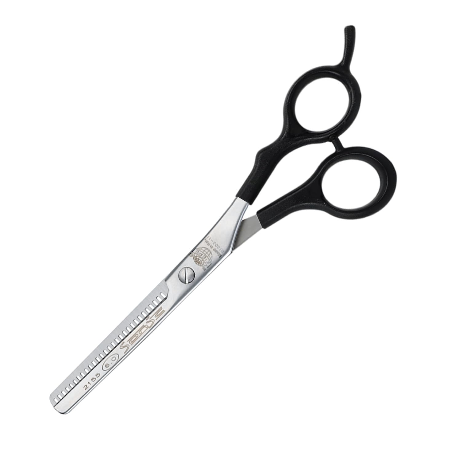 Kiepe 2155 Sonic Forbice Professionale Sfoltire 6 Pollici con 28 Denti – Forbice sfoltitrice a mezzo filo in acciaio inox impugnatura ergonomica semi-offset, Made in Italy per salone e uso domestico