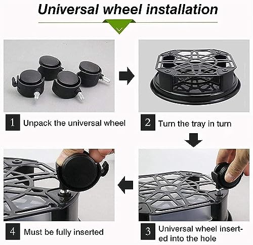 Support à roulettes universel pour bouger facilement vos grands pots de fleurs - 3