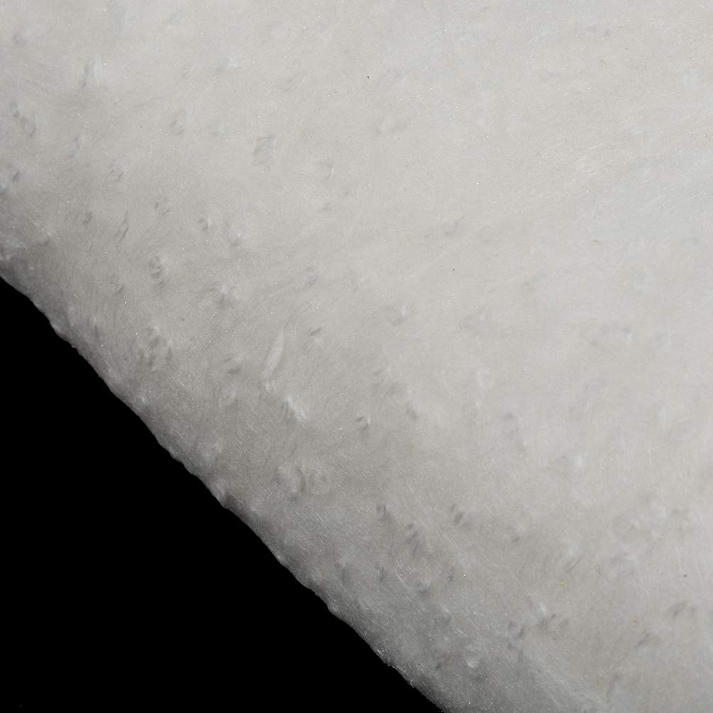 Manta de fibra de cerámica de 30 cm x 61 cm de grosor, 10 mm, material de aislamiento térmico