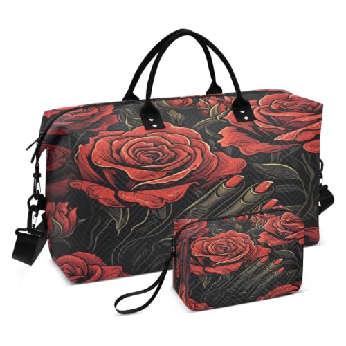 Sac de voyage pour filles hommes résolvant le manque de place avec trousse de toilette