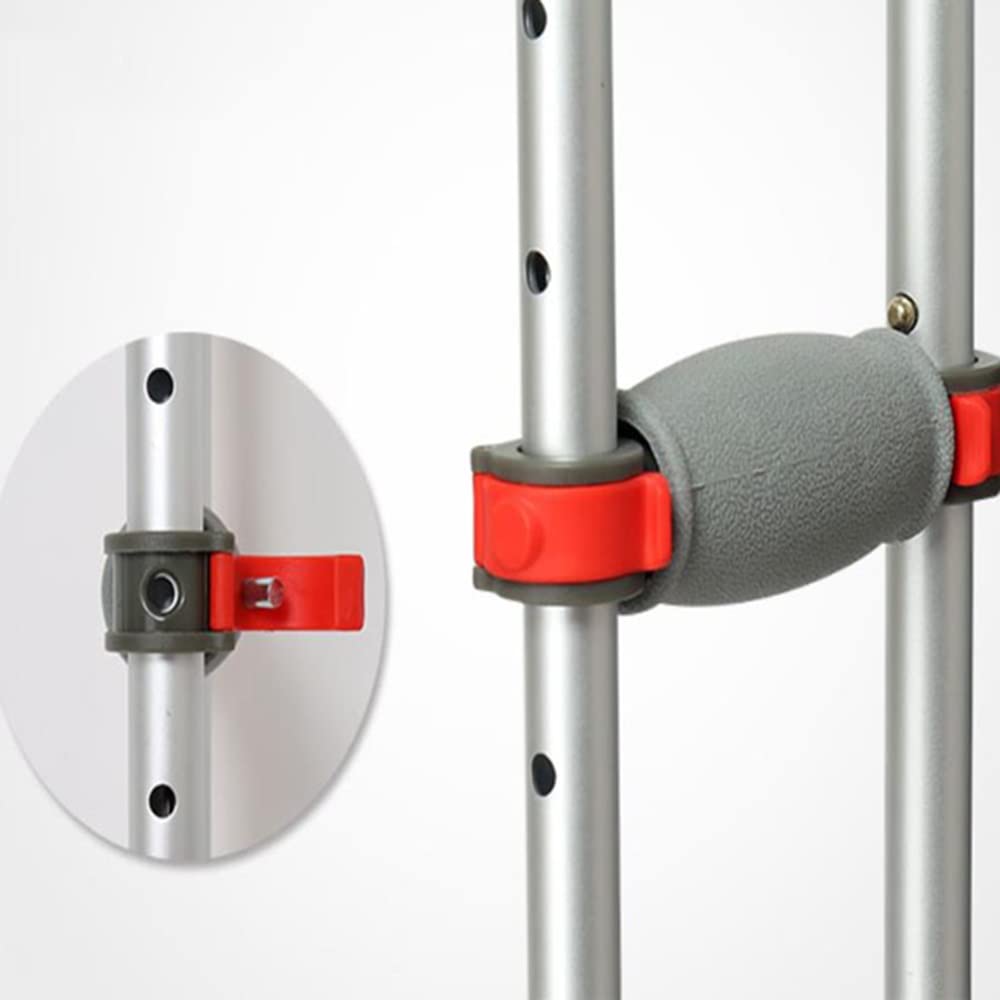 Muletas Ajustables Muletas De Antebrazo, Muletas Ortopédicas De Aluminio, Bastón Telescópicas para Adolescentes Plegables, Longitud del Bastón 98-158cm