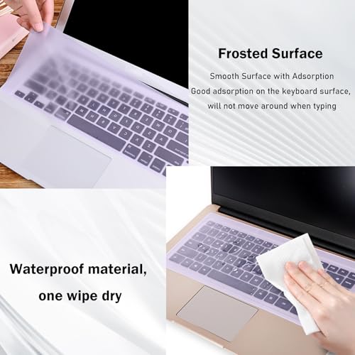 Protector de Teclado Universal Silicona Morado 15-17 Pulg miniatura 5