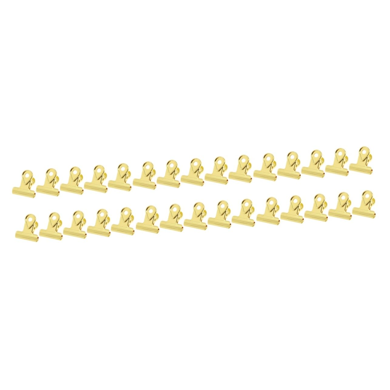 SHINEOFI 30pezzi Clip Metalliche Placcate Per Documenti Fermacarte Rame Color Per e Casa Per e Documenti e