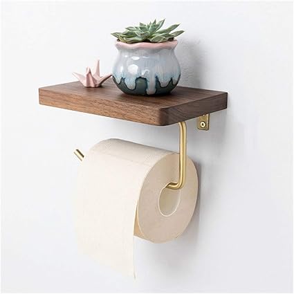 Amazon ナプキンホルダー トイレトイレットペーパーロールホルダー電話スタンド木製収納棚 Color 2 宫本恒靖 キッチンストッカー 通販