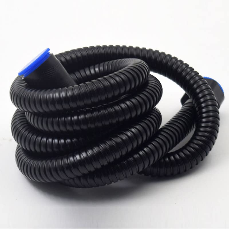 Manguera De Ducha Flexible De Acero Inoxidable | 80 Cm, Color Negro | Fácil Instalación Universal