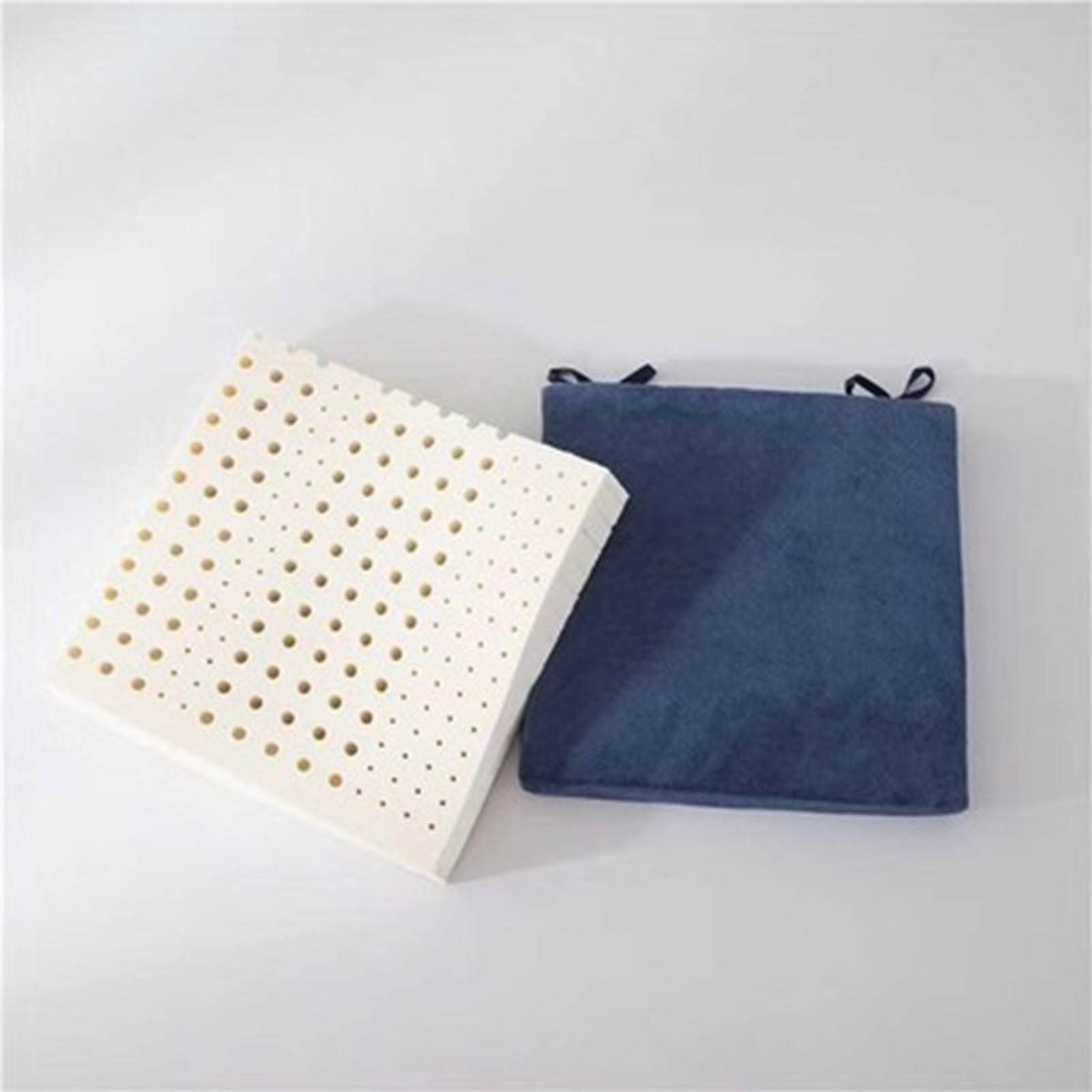 Cojín Antiescaras para Silla de Ruedas, cojín para Silla de látex con diseño de Panal para aliviar el Dolor de Espalda, para Silla de Ruedas de Coche de Oficina en casa