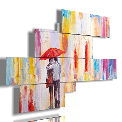 duudaart Quadro Camera da Letto Astratto 09 multilivello 3D per