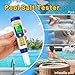 ORAPXI Pool Salt Tester 3 in 1 - Salinity, EC & Temp Meter with Dual Backlit Alert | Pre-Calibrated Saltwater Pool Test Kit for Hot Tubs, Spas, Inground Pools