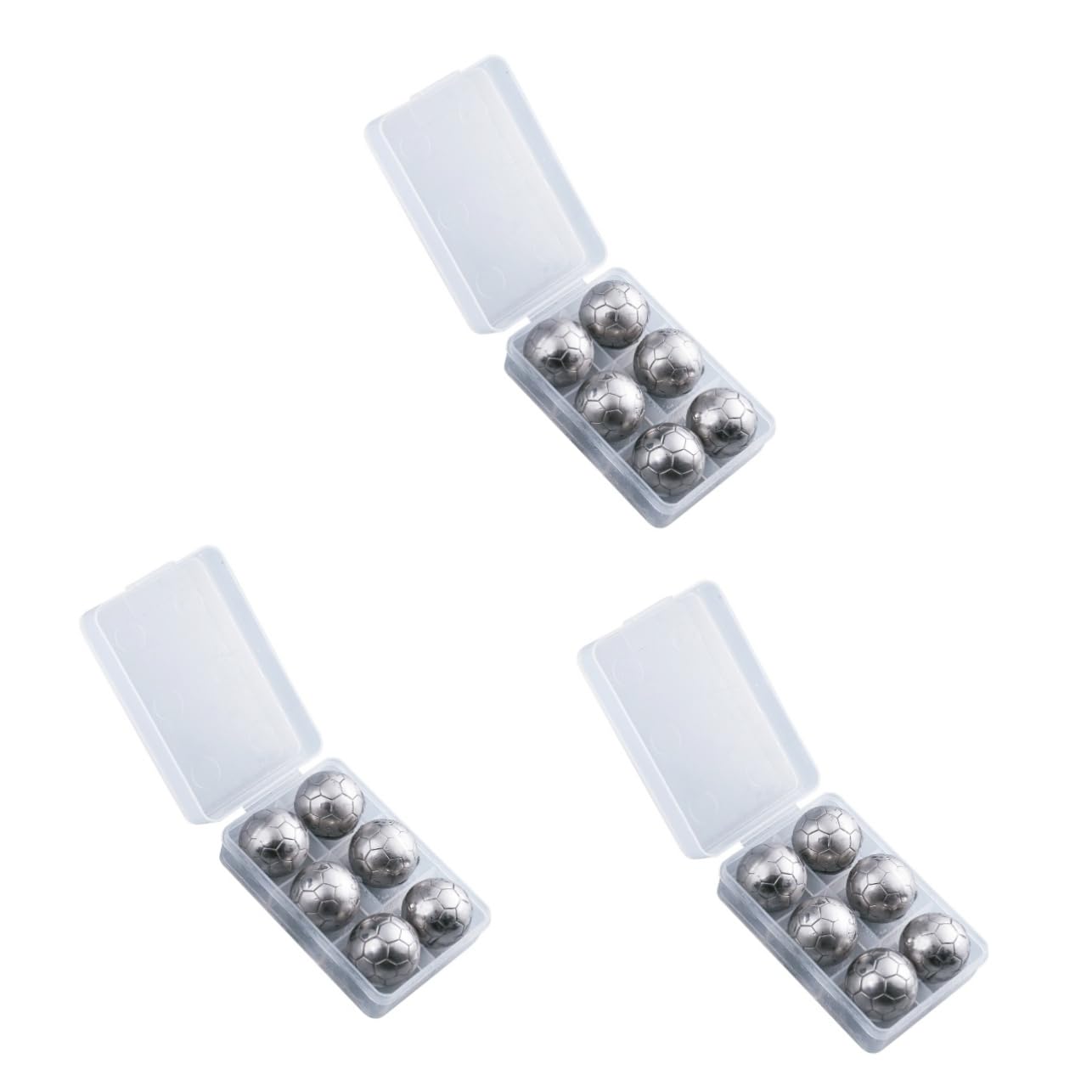 TOPBATHY Juego De 3 Cubitos De Hielo Reutilizables De Acero Inoxidable Para Whisky.