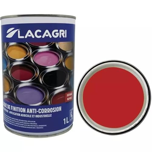 Lacagri Peinture antirouille 3 en 1 Couche de finition et apprêt Rouge KUHN LA 5043