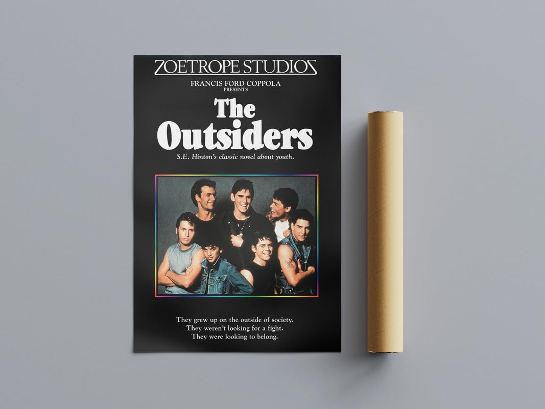 Pixie Posters Multi Colour 80S Classic Movie Posters The Outsiders Wall Art (A4 Size 21Cmx29.7cm)