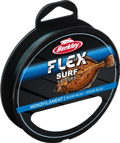 BERKLEY Flex, Monofilamento Flessibile Unisex, Blu Oceano, 0.35mm | 19Lb | 8,7Kg | 300m