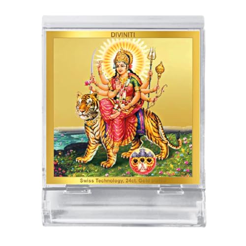 Cadre Durga Mata pour tableau de bord et sérénité en voyage