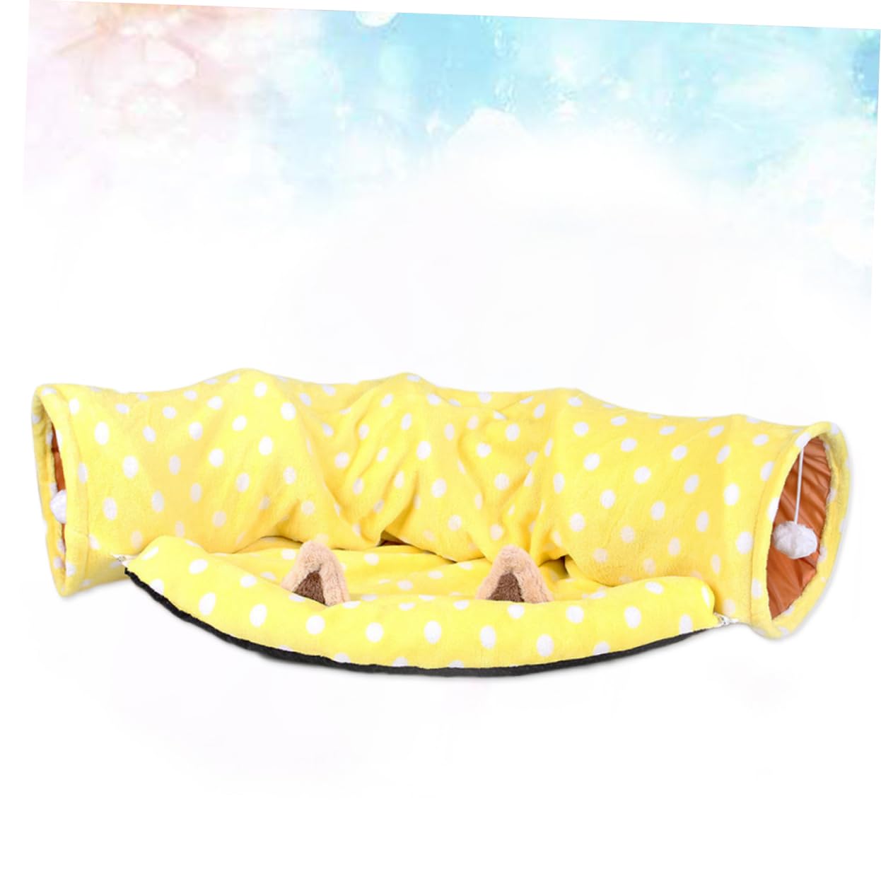 Beavorty Tube de Chat Chaton Tube Jouets pour Chats pour Lapins Jouets éducatifs Tunnel pour Chat Jouets d'éveil Tunnel de Chat Jouet Tunnel Chaton Pliable lit de Chat