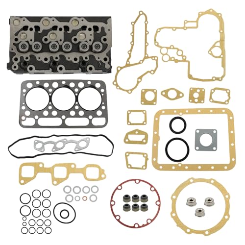 Image of Engine Cylinder Head Kits Replacement for Kubota Tractor L2900 L3000 L3010 L3130 D1503