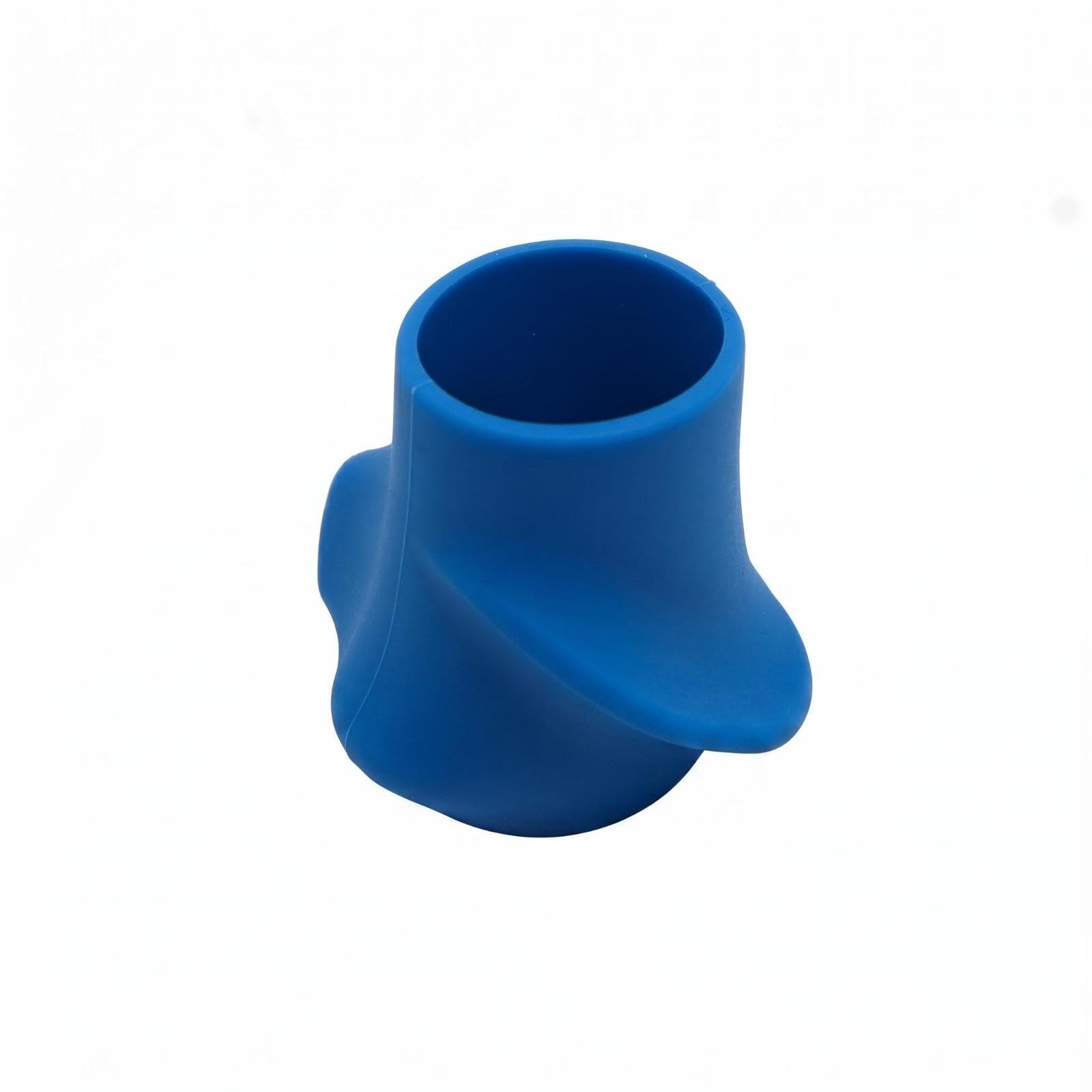 Tennis Grip Sleeve Silicone Pickleball Grip Sleeve Contoured Practice Tool Blue-image-24