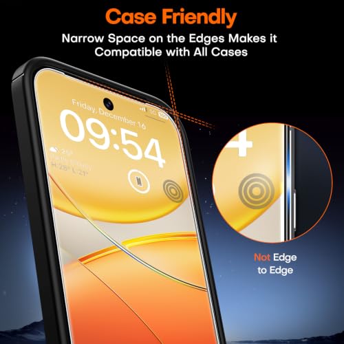 Image of TOCOL for Google Pixel 11 Pro XL Screen Protector | Easy Installation Bubble-Free, 9H+ Tempered Glass, 12FT Military Grade Shatterproof, Anti-Scratch, Case Friendly HD 2 Pack