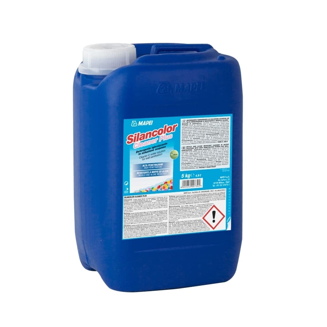 SILANCOLOR CLEANER PLUS MAPEI, CONFEZIONE 5 KG