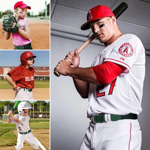AWAYTR Youth Baseball Socks and Belt - Kids Softball Belts and Socks Combo for Youth Boys Girls3