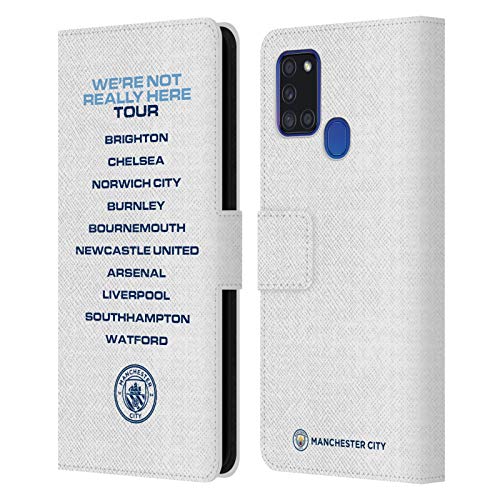 Coque portefeuille Manchester City Samsung A21s idéale pour les jours de match