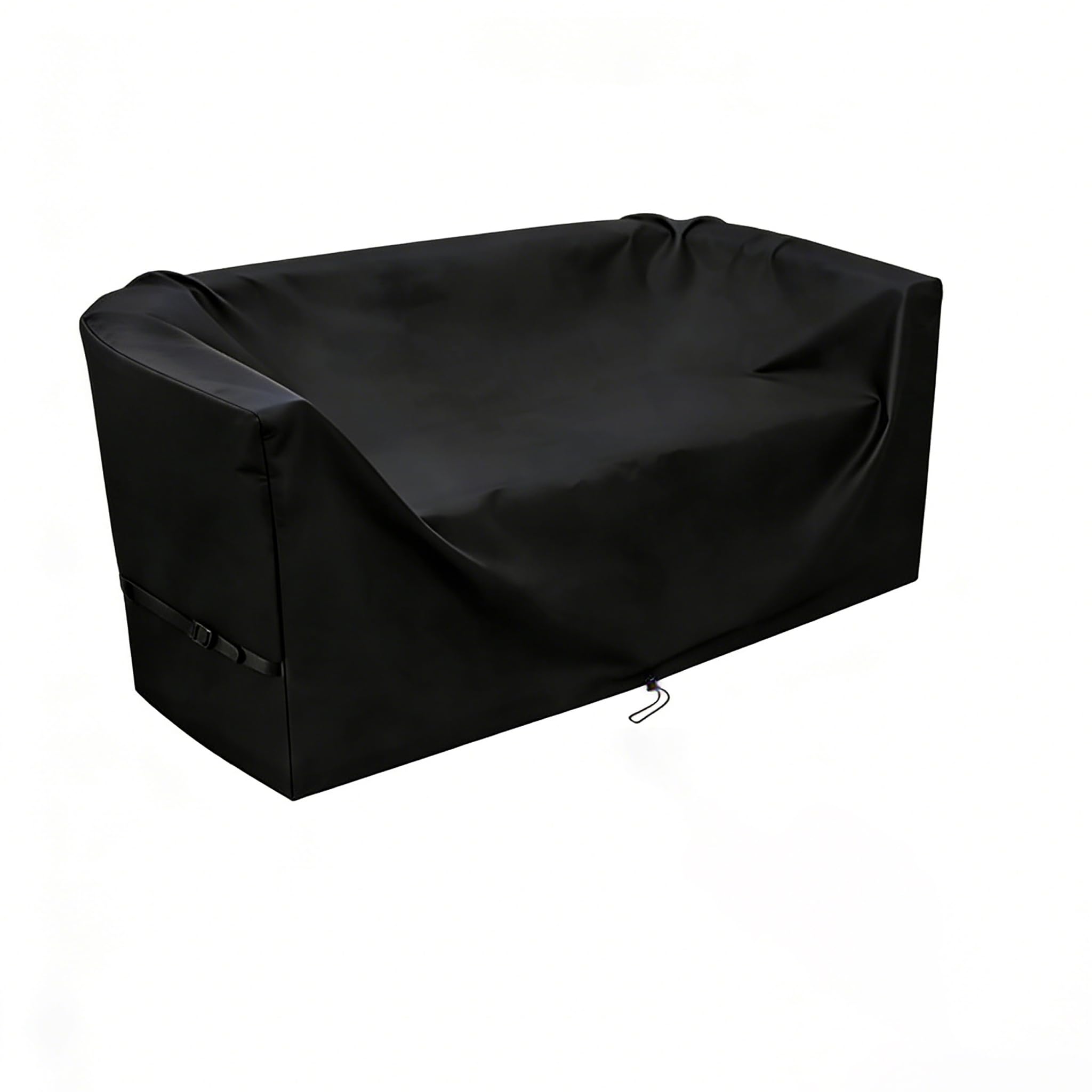EASTLOONG Banana Bench Cover, Waterproof 420D Oxford Fabric Garden Bench Cover, Windproof Outdoor Patio Chair Cover - 165x75x88cm