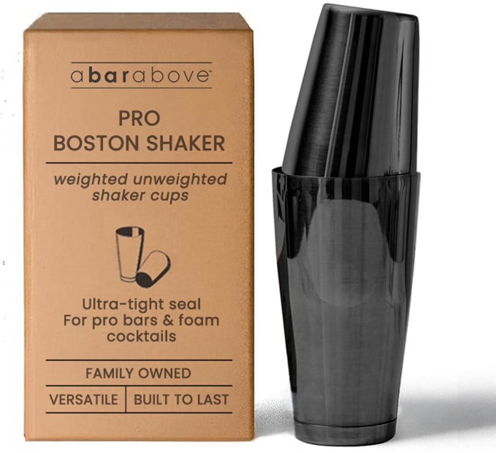 Amazon.com: A Bar Above Boston Cocktail Shaker Set, 2 Piece, 18