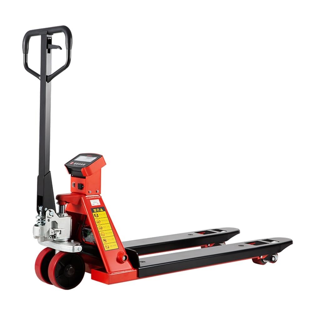 Warehouses Pallet Jack Scale, High Capacity 4400lb, 1.1lb Readability, 46" x 27" Fork Size, Heavy Duty
