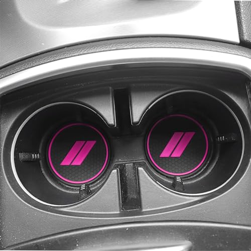 Insertos Antipolvo para Portavasos Dodge Charger 6 Pzs Rosa miniatura 3
