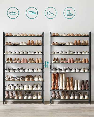 SONGMICS Scaffale Portascarpe a 8 Ripiani, Set di