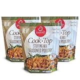 Aleia’s Gluten Free Cook Top Stuffing Mix – Seasoned Poultry, 5.5oz (3 Pack) – Ready in 5 Minutes – Rich, Savory Stuffing for Gluten Free Recipes
