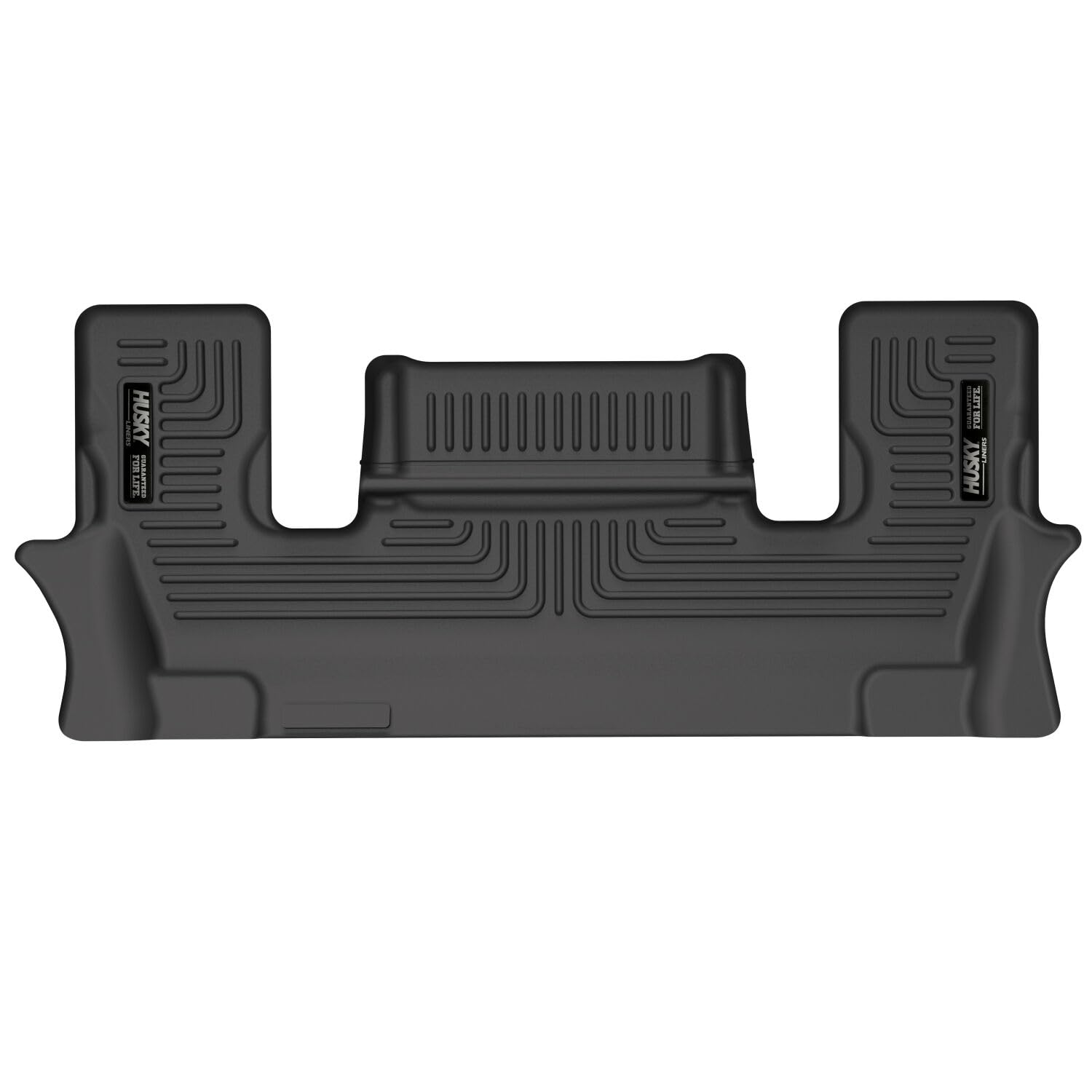 Husky Liners Weatherbeater Series | 3rd Seat Floor Liner - Black | 19321 | Fits 2020-2022 Ford Explorer w/ 2nd Row Bucket Seats & Floor Console 1 Pcs