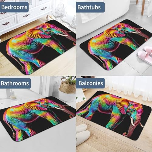 Tapis de bain diatomées absorbant séchage rapide éléphant
