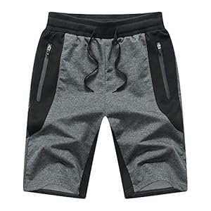 Tansozer Shorts Heren Korte Broek Sportshorts met Ritszakken