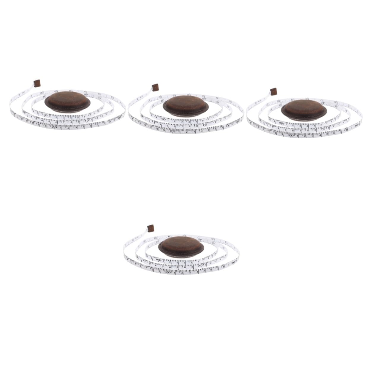 Tofficu 4piezas Cinta De Cuerpo Vintage Medidor Flexible Para Costura Herramienta De Medición y Accesorio Práctico