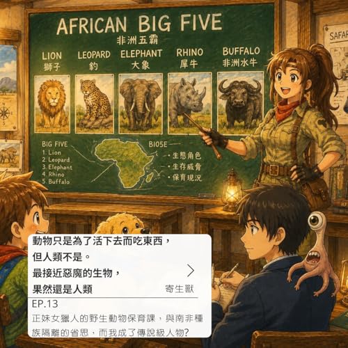 正妹女獵人的野生動物保育課，與南非種族隔離的省思，而我成了傳說級人物?