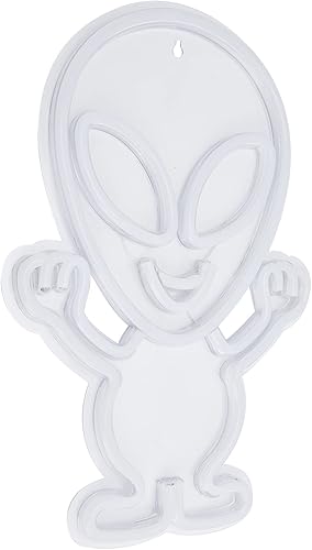 Miniatura 7 de Luz LED de neón alienígena alimentada por USB, lámpara de noche decorativa, regalo innovador para bar en casa, letrero de luces de neón para