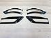 Mopar Jeep Grand Cherokee Gloss Black Tail Light Trim Bezel Kit OEM