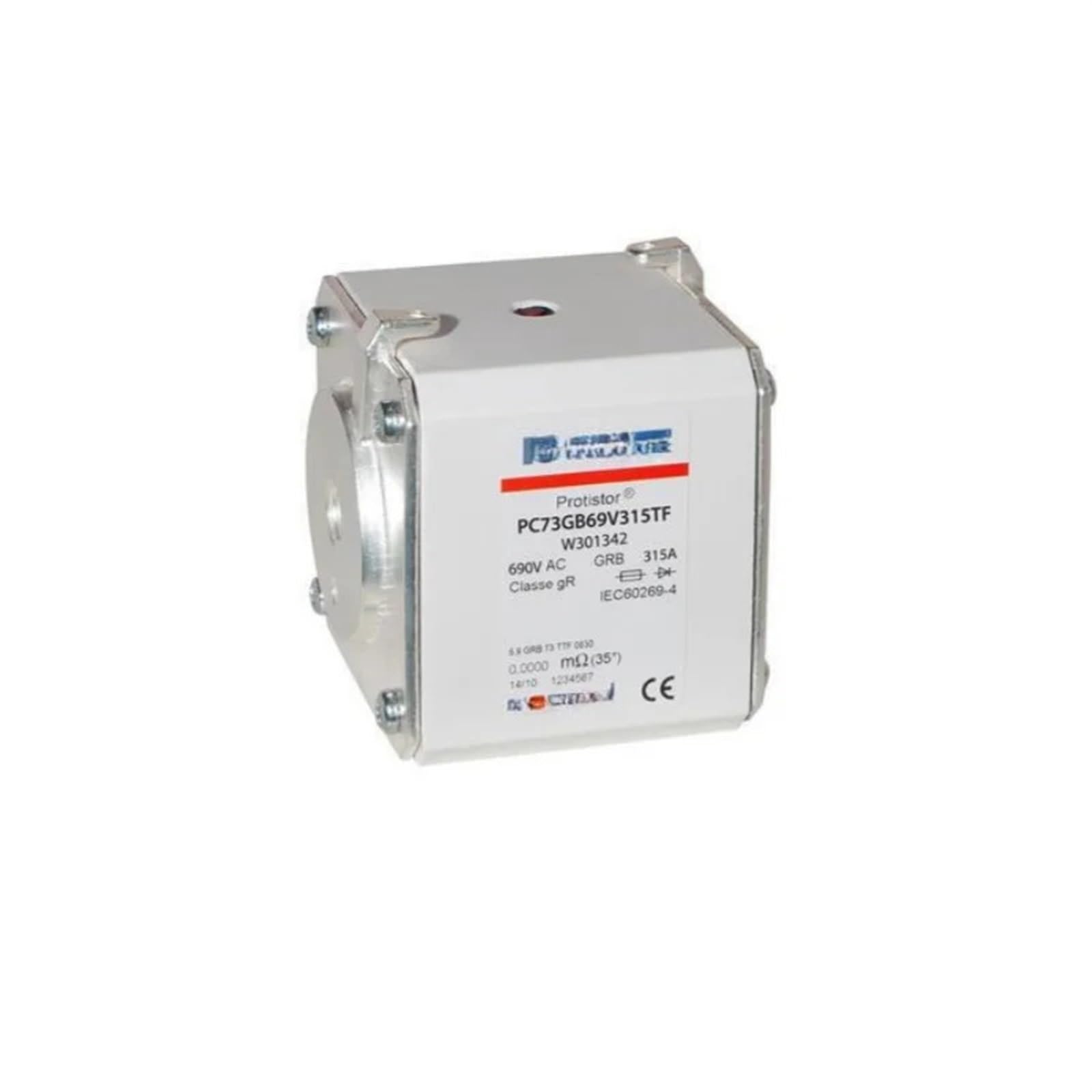 Fusible PC73GB69V400TF X301343 pour éviter les pannes de lignes industrielles