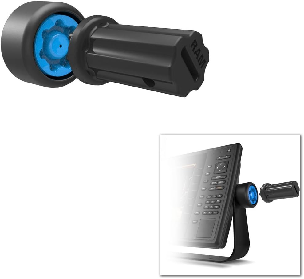 RAM Mounts (Rap-S-KNOBGU Mixed Combination Pin-Lock Security Knob, Stud and Key Knob for Gimbal Bracket