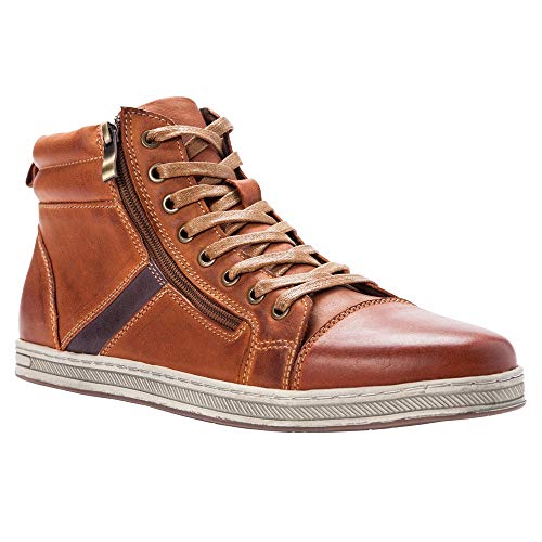 Propét Mens Lucas High Sneakers Casual Shoes Casual - Black2