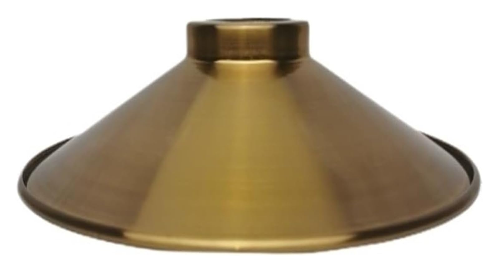 Iulgfsc A Antique Gold Lampshade， Metal Lampshade Finished Iron Light Shade 4 Style Fixture Shades(A Antique Gold)