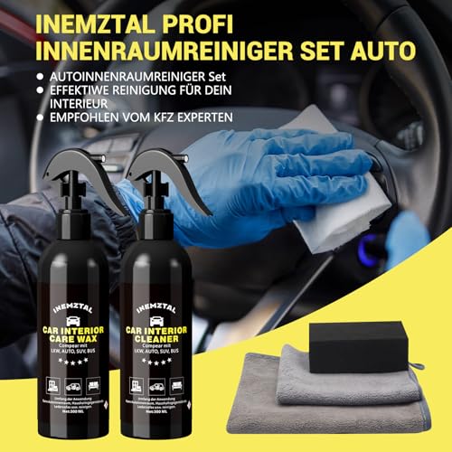 Innenraumreiniger Set Auto – Reinigung & Pflege-Kit mit Tüchern – Bild 6