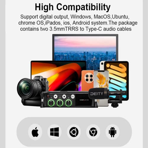 Image of Deity Microphone V-Mic D4,Professional External Camera Video Microphones,Shotgun Mic with Shock Mount Supports USB-C Digital Output for PCs for Cameras Recorders Smartphones Laptops and Tablets