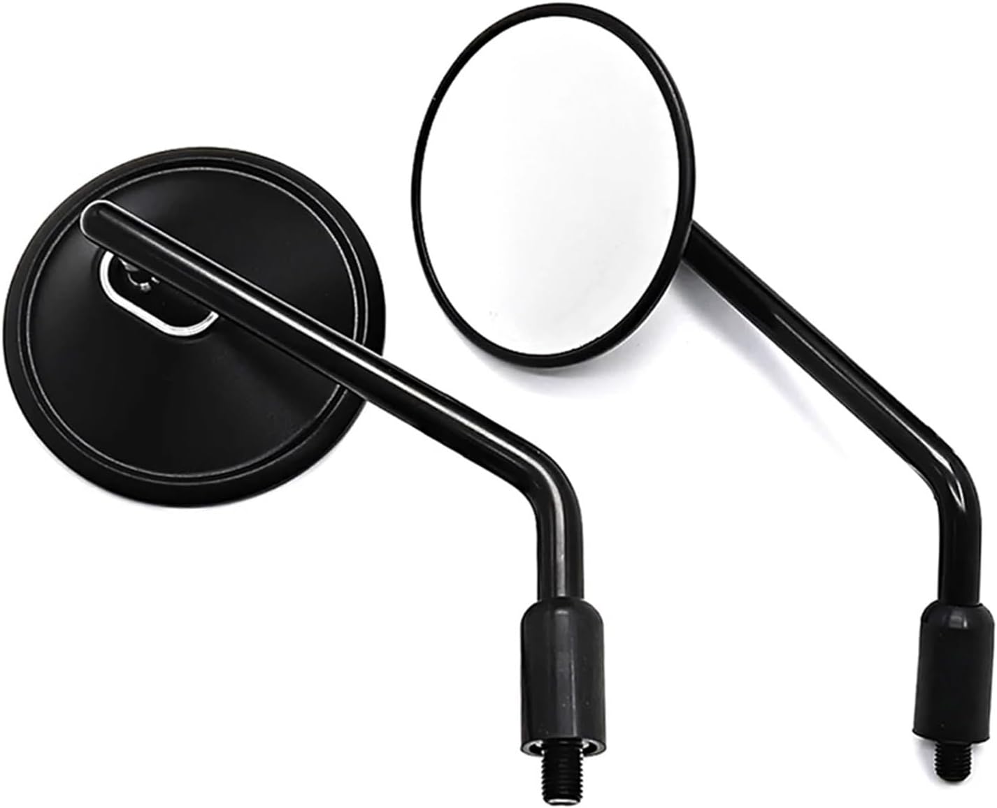 バイク ウインカーミラー ミラー アメリカン ユニバーサルブラック