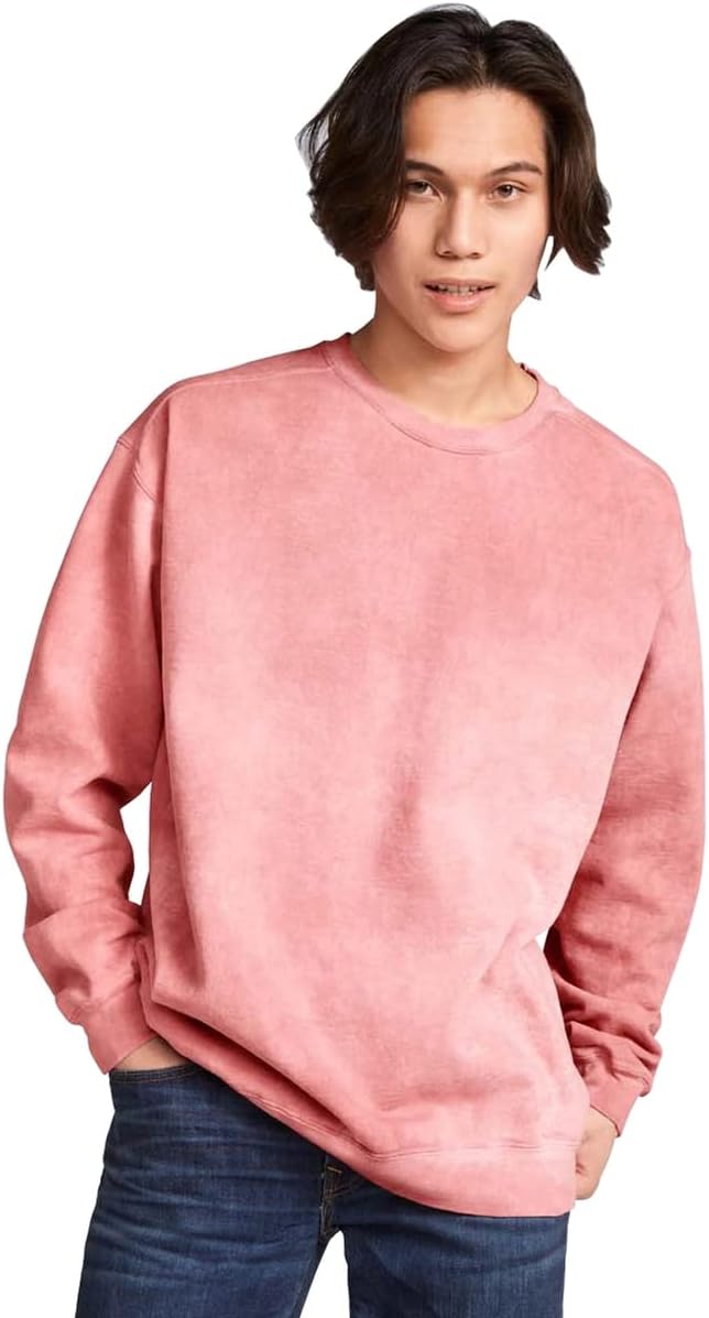 Comfort color Unisex Adult 1545 Color Blast Crewneck Sweatshirt
